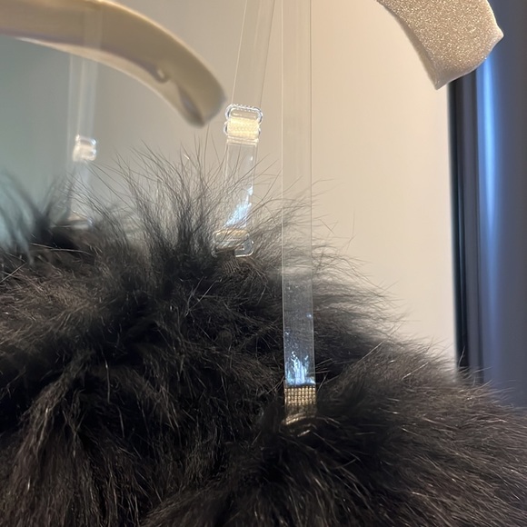 HP! ! Blue Fox Fur Bra/Wrap - Picture 6 of 7